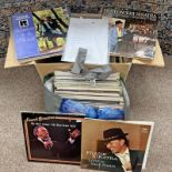 LARGE COLLECTION OF FRANK SINATRA RECORDS TO INCLUDE ALBUMS ETC.