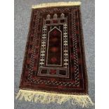 IRAN WOOL BELOUCH RUG.