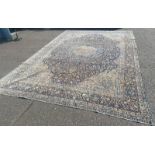 BLUE GROUND MIDDLE EASTERN CARPET 435 CM X 310 CM