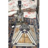 LEADED GLASS TABLE LAMP