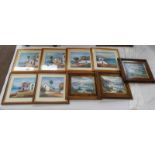 SELECTION OF FRAMED OIL PAINTINGS TO INCLUDE; SNGIO, 3 OIL PAINTINGS OF BOATS IN STORMY SEAS,