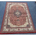 RED TALAR DESIGN RUG 140 CM X 200 CM