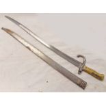 NUMBERS MATCHING FRENCH CHASSEPOT BAYONET WITH 57CM LONG BLADE,