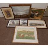 SELECTION OF PRINTS ETC TO INCLUDE ; RUANE MANNING, ALL GROWN UP, PRINT, PETER M DREWETT,