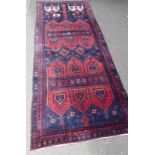 PERSIAN AFSHAR VILLAGE RUG WITH BESPOKE DESIGN 265 X 115CM