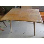 ERCOL BLONDE BEECH PLANK TABLE,