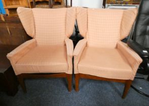 PAIR OF PARKER KNOLL WINGBACK ARMCHAIRS