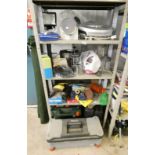 LEAN MEAN FAT GRILLING MACHINE, VARIOUS OTHER KITCHENALIA, VARIOUS TOOLS, TOOL BOXES, ETC,