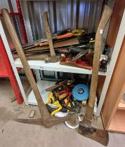 **** LOT WITHDRAWN **** SALMENS WOOD PLANE, STANLEY PLANE, VARIOUS SAWS, QUICK GRIP TOOLS,