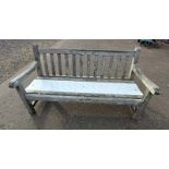 WOODEN GARDEN SEAT