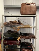 GOOD SELECTION OF LEATHER BRIEFCASES, BAGS,