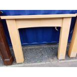 BEECHWOOD FIREPLACE SURROUND 107CM TALL X 127CM WIDE