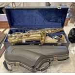 ARTA GUBAN ROMANIA ALTO SAXOPHONE WITH TWO CASES