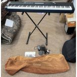 CASIO CDP-200R 88 KEY DIGITAL PIANO WITH POWER CABLES, FOOT PEDAL,