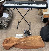 CASIO CDP-200R 88 KEY DIGITAL PIANO WITH POWER CABLES, FOOT PEDAL,