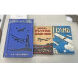 PRE WW1 BOOKS ON AVIATION TO INCLUDE AVIATION BY A E BERRIMAN ETC