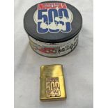 INDIANAPOLIS 500 ZIPPO IN ITS ORIGINAL TIN