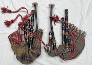 TWO SETS OF CHILDS BAG PIPES