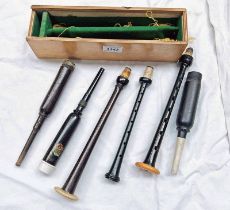 R G LAWRIE CHANTER AND MOUTH PIECE, PRACTICE CHANTER ETC.