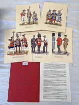 KAPE FINE ART LIMITED, THE GUARDS DIVISION UNFRAMED LITHOGRAPHS THE GRENADIAN GUARDS,
