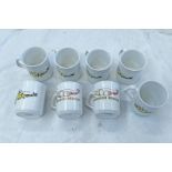 6 ROCK KINLOSS MUGS AND TWO EDINBURGH RESCUE MUGS -8-