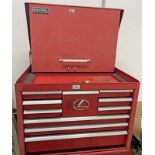 BRITOOL TOOL CABINET WITH KEYS, 52CM TALL,