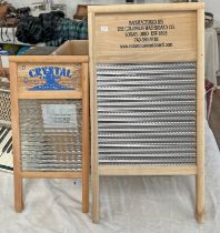 WHITE FLASH COLUMBUS WASHBOARD CO WASH BOARD AND ONE OTHER -2-