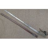 BRITISH PATTERN ROYAL ARTILLERY OFFICERS SWORD BY W ANDERSON & SONS MILITARY OUTFITTERS EDINBURGH,