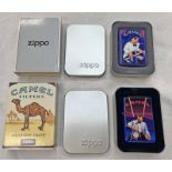 2 SMOKING JOE ZIPPO LIGHTERS,