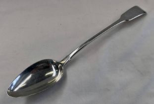 GEORGE III SILVER BASTING SPOON,