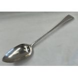 GEORGE III SILVER BASTING SPOON,