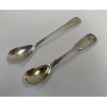 19TH CENTURY SCOTTISH PROVINCIAL SILVER MUSTARD SPOON BY WILLIAM JAMIESON,