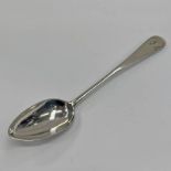 19TH CENTURY SCOTTISH PROVINCIAL SILVER SERVING SPOON BY THOMAS DAVIE,