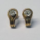 PAIR OF 18CT GOLD DIAMOND STUD EARRINGS APPROX. 0.