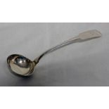 IRISH GEORGE IV SILVER FIDDLE PATTERN TODDY LADLE BY THOMAS TOWNSEND & WILLIAM LAW,