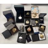 SELECTION OF VARIOUS DECORATIVE POCKET WATCHES BY DALVEY, KRONEN & SOHNE, MUDDER ZEIGER ETC.