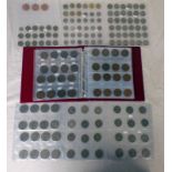COIN ALBUM OF VARIOUS UK COINAGE TO INCLUDE MOSTLY 19TH & 20TH CENTURY ISSUES FARTHINGS TO HALF