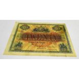 1935 THE UNION BANK OF SCOTLAND LIMITED TWENTY POUNDS BANKNOTE,