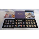 3 X COIN COLLECTIONS TO INCLUDE THE RAF WWII AIRCRAFT 12 - COIN COLLECTION, CASED WITH 7/12 C.O.A.