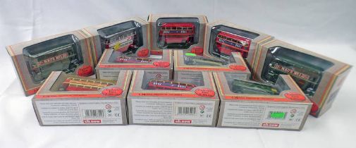 10 EFE 1:76 SCALE LONDON AREA MODEL BUSES INCLUDING 10132 - AEC RT BUS GREENLINE,