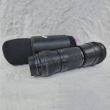 TAMRON 200-500MM F/5 - 6.3 DI LD IF SD AF CAMERA LENS WITH CASE.