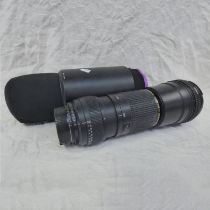 TAMRON 200-500MM F/5 - 6.3 DI LD IF SD AF CAMERA LENS WITH CASE.
