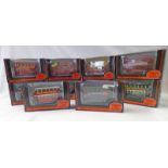 10 EFE 1:76 SCALE LONDON AREA MODEL BUSES INCLUDING 16402 - LONDON RT WITH ROOF BOX, PREMIUM BONDS,