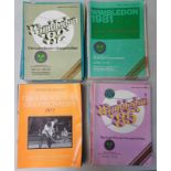 SELECTION OF 1960S/70S & 80S WIMBLEDON LAWN TENNIS CHAMPIONSHIP PROGRAMMES TOGETHER WITH A QUANTITY