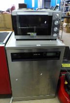 SERVIS DISHWASHER WITH USER MANUAL & MORPHY RICHARDS SS CONVECTION MINI OVEN WITH USER MANUAL