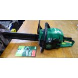 GARDENLINE PETROL CHAINSAW WITH USER GUIDE