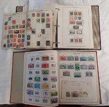 3 X STAMP ALBUMS OF VARIOUS WORLD STAMPS TO INCLUDE ALBUM OF CANADA WITH SOME 19TH CENTURY EXAMPLES