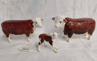 BESWICK PORCELAIN CHAMPIONS BULL,