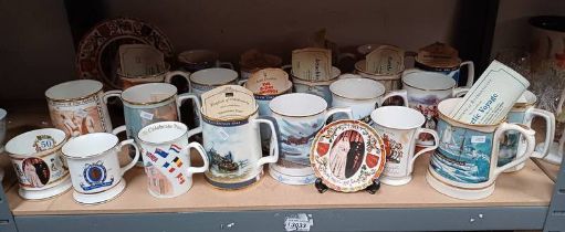 LARGE SELECTION DANBURY MINT AND OTHERS, LIMITED EDITION MUGS BY DOULTON,