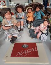 4 NADAL LIMITED EDITION FIGURE GROUPS WITH CERTIFICATES